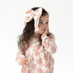 Angel Dear Bow With Tails Clip In Organic Cotton Muslin Hair Accessory - Everetts Place Boutique - 