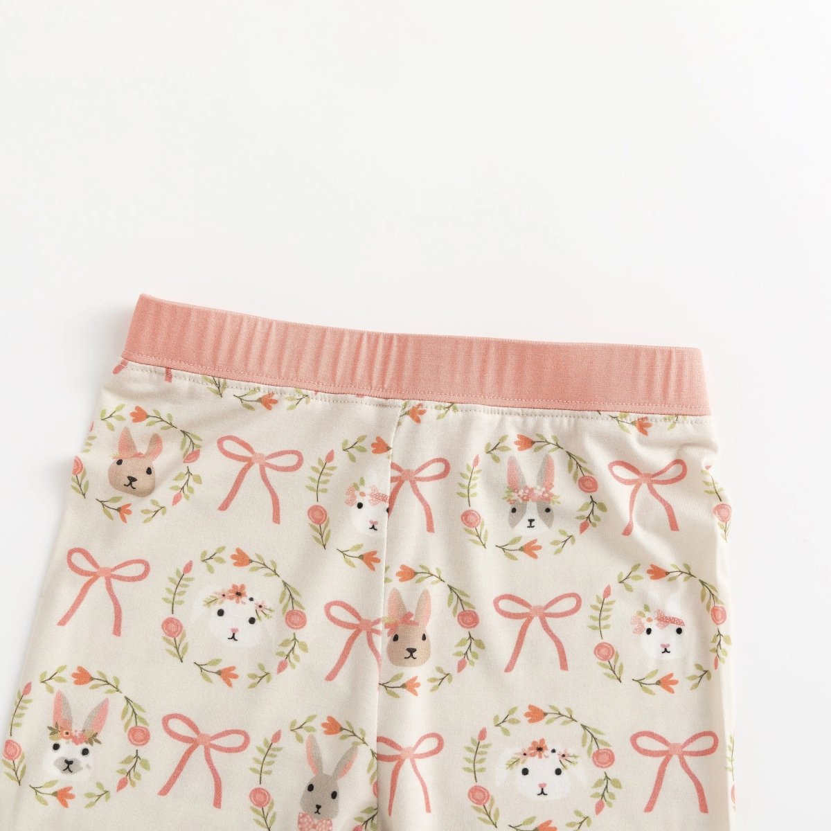 Dreamlet Bows And Bunnies Two Piece Set Soft Bamboo Fabric Dreamlet - Everetts Place Boutique - 