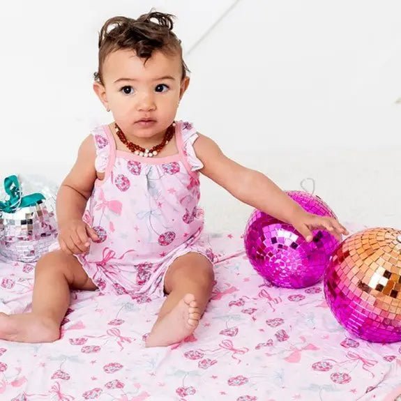 Bowtastic Boogie Bubble Romper - Clothing, Hair, Head, Baby & Toddler Clothing, Pink | Everetts Place