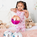 Bestaroo Bowtastic Boogie Flutter Tank and Shorts Set for Babies with Disco Balls Print - 