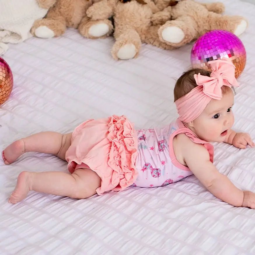 Bowtastic Boogie Ruffle Bloomer Set - Baby & Toddler Clothing, Pink, Child, Textile, Dress | Everetts Place