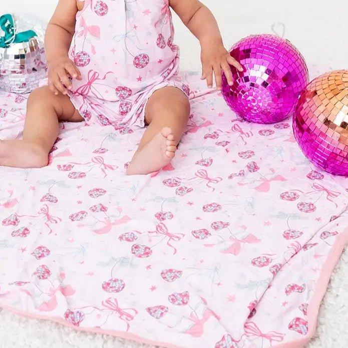 Bowtastic Boogie Swaddle - Pink, Baby & Toddler Clothing, Textile, Child, Dress | Everetts Place