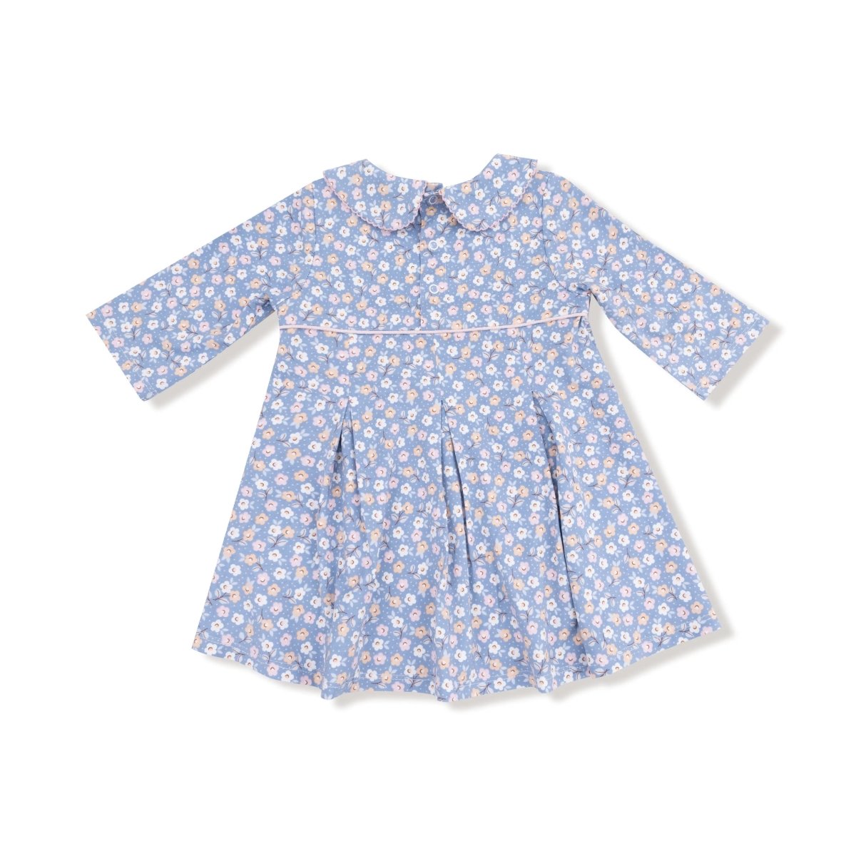 Angel Dear Box Pleat Dress and Ribbed Leggings Set for Little Girls - Everetts Place Boutique - 