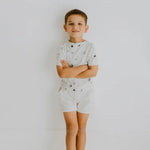 Finn + Emma Boxy Toddler Tee | celestial - 