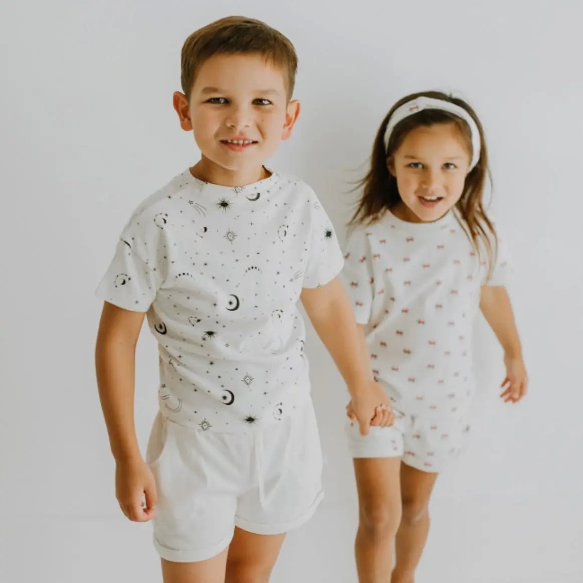 Finn + Emma Boxy Toddler Tee | celestial - 