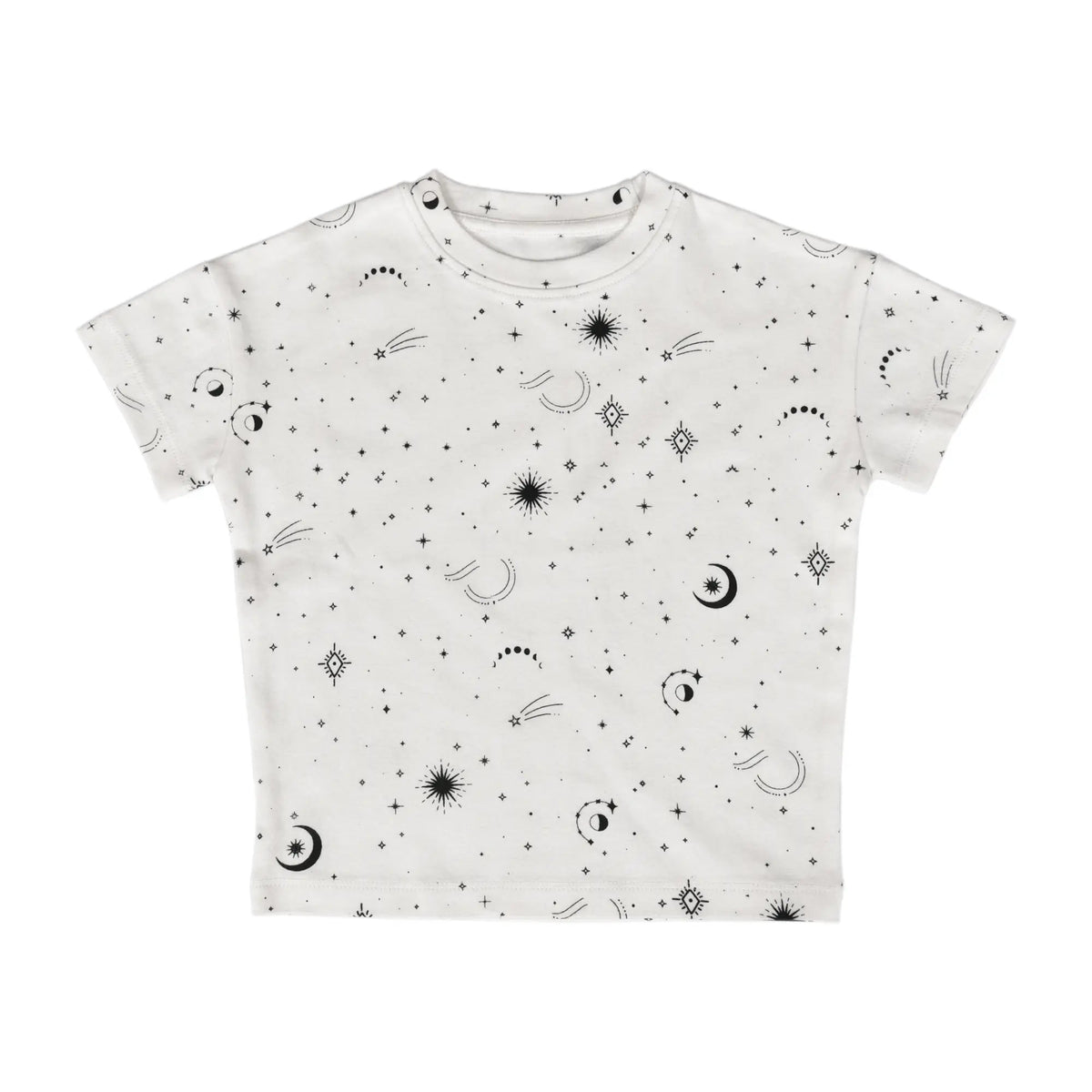 Boxy Toddler Tee | celestial - White, Active Shirt, Star, Symbol, Astronomical object | Everetts Place