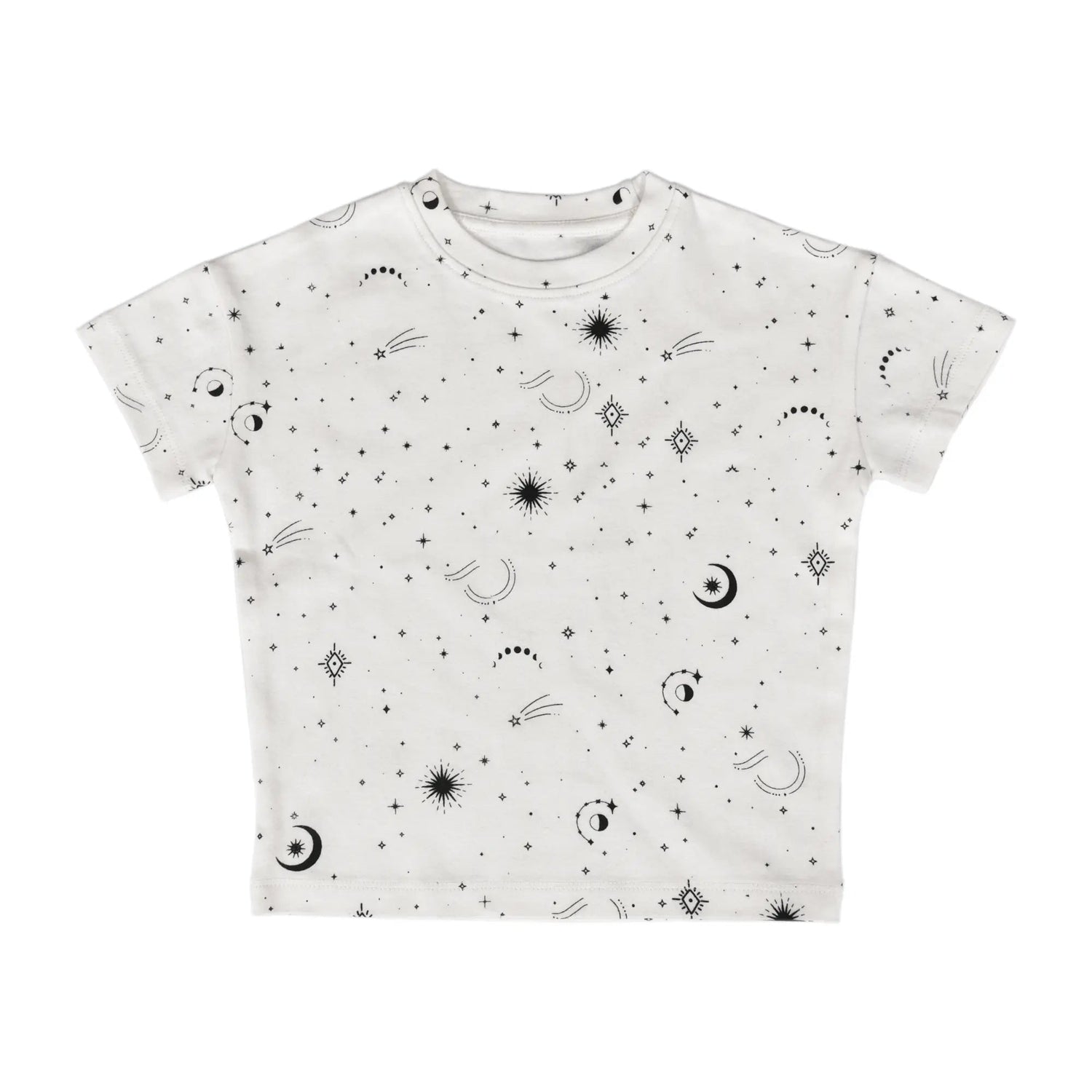 Boxy Toddler Tee | celestial - White, Active Shirt, Star, Symbol, Astronomical object | Everetts Place