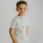 Finn + Emma Boxy Toddler Tee | celestial - 