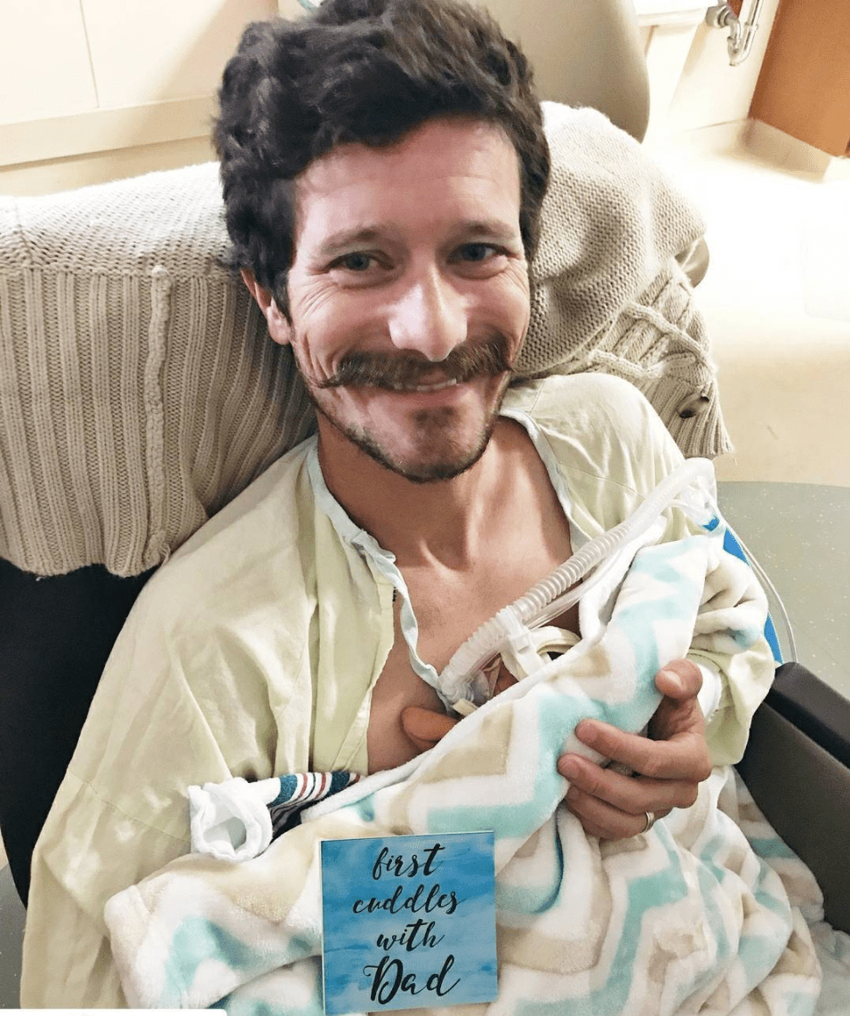 Three Little Tots Boy Preemie Three Little Tots NICU Milestone Cards in Plastic - 