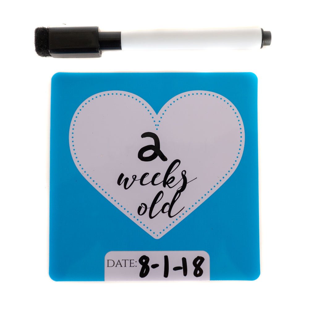 Three Little Tots Boy Preemie Three Little Tots NICU Milestone Cards in Plastic - 