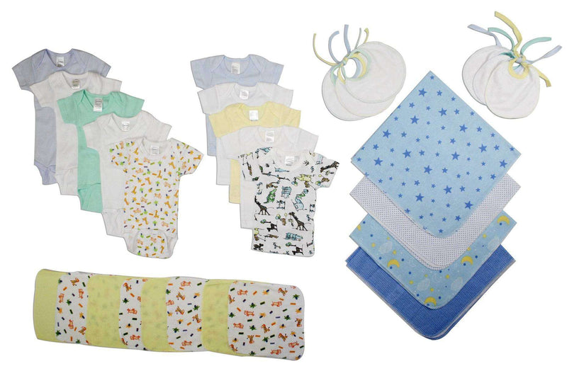 Boys 28 Piece Layette Set - Perfect for Newborns & Babies