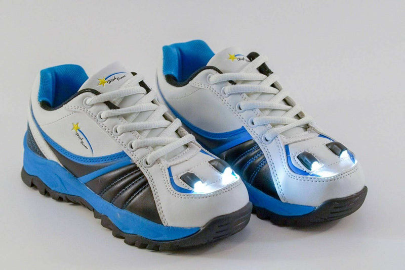 Boys High Beam Ripper Light Shoes with built-in headlights for outdoor activities.