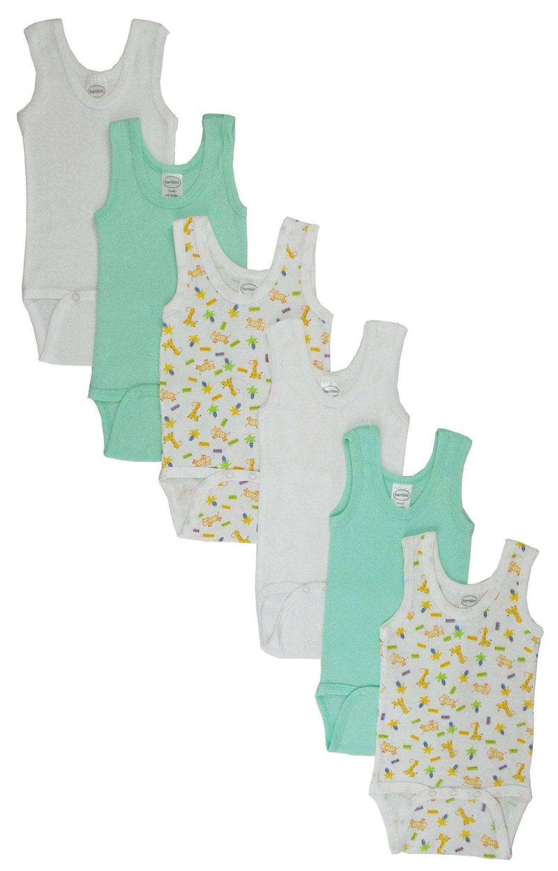 Boys Printed Tank Top | 100% Cotton | 6 Pack Comfort at Everetts