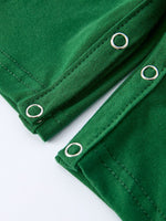 Rylee Faith Designs Boys St. Patrick’s Day Shamrock Puppy Smocked Romper - 