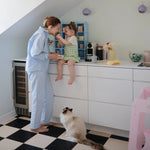 Mushie BPA Free Plastic Lunchbox with Built In Compartments and Locking Utensils - Everetts Place Boutique - 