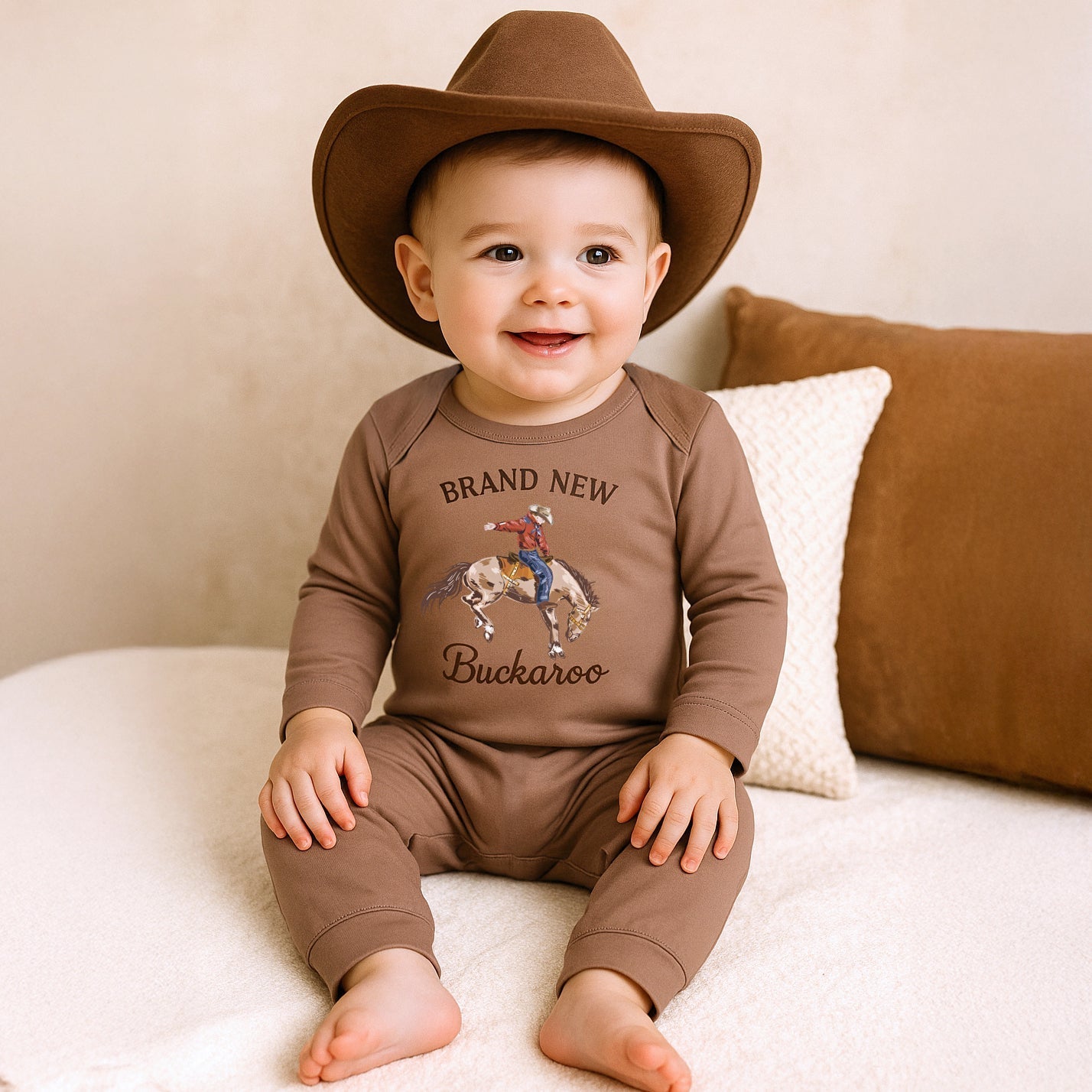 Tesa Babe Brand New Buckaroo Cotton Romper - 