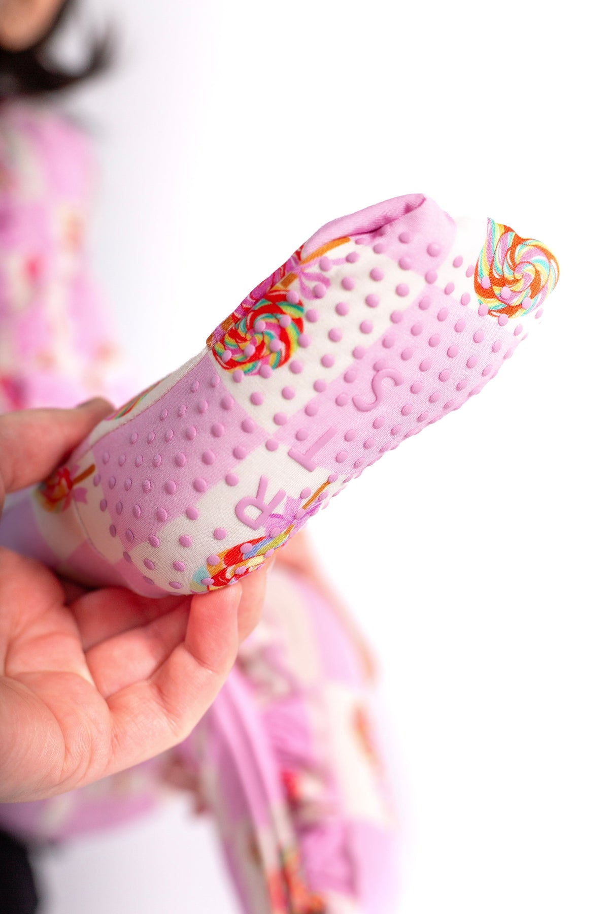 My First Lollipop Bamboo Onesie: Buttery Soft Pink Romper by Rayn’s Tiny Stitches