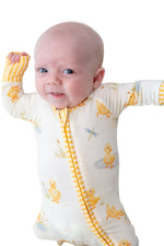 My First Waddle Bamboo Onesie | Soft Baby Bodysuit by Rayn’s Tiny Stitches