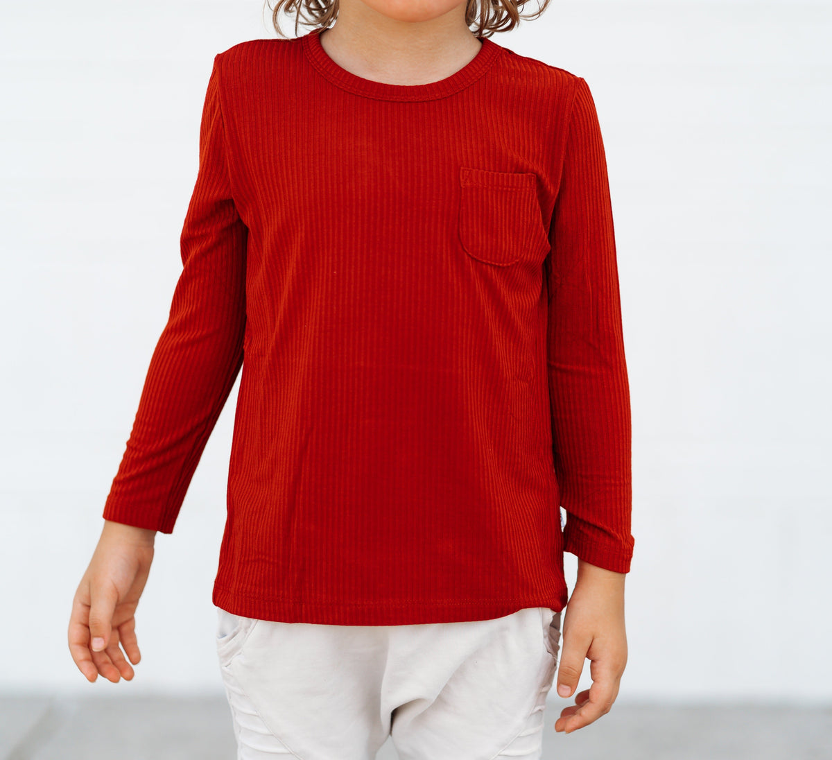 DREAM BIG LITTLE CO BRICK RIB DREAM POCKET TEEEveretts Place