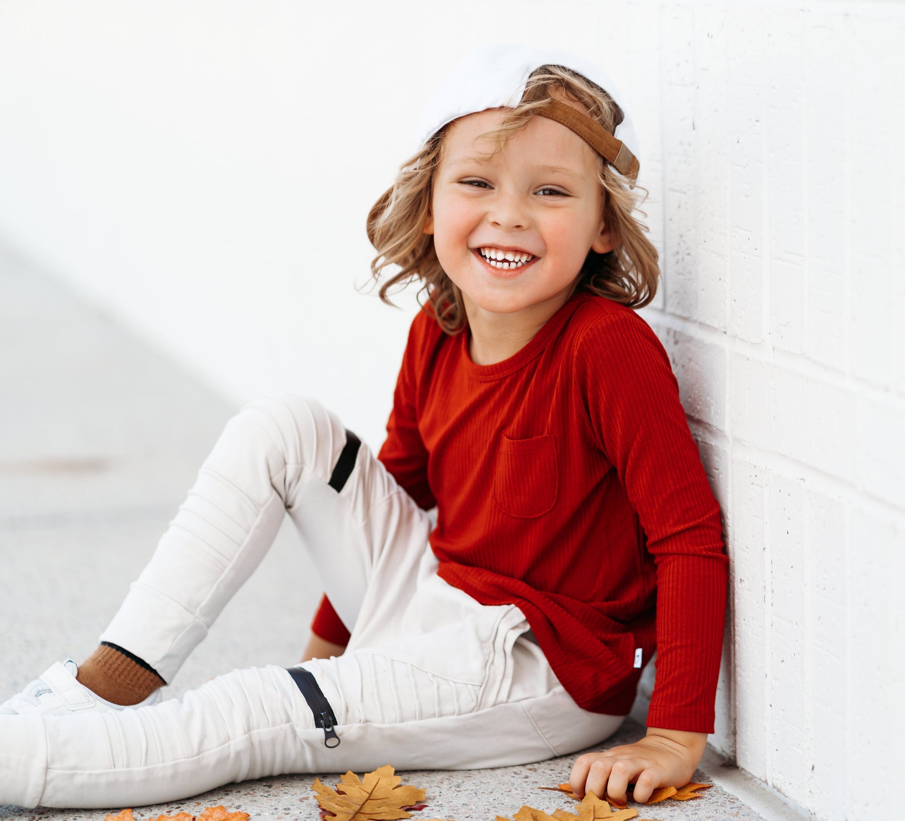 DREAM BIG LITTLE CO BRICK RIB DREAM POCKET TEEEveretts Place