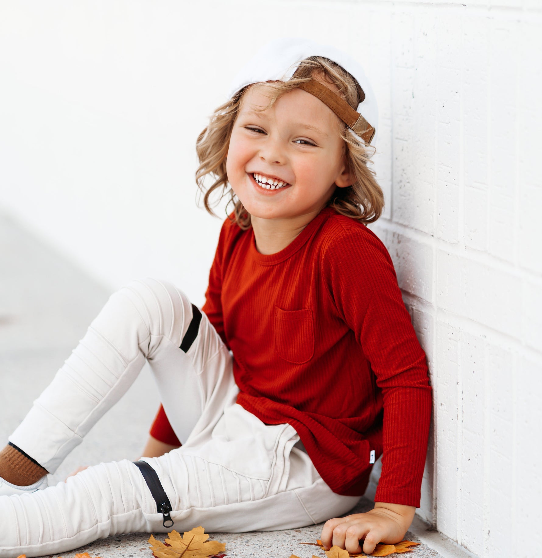 DREAM BIG LITTLE CO BRICK RIB DREAM POCKET TEEEveretts Place
