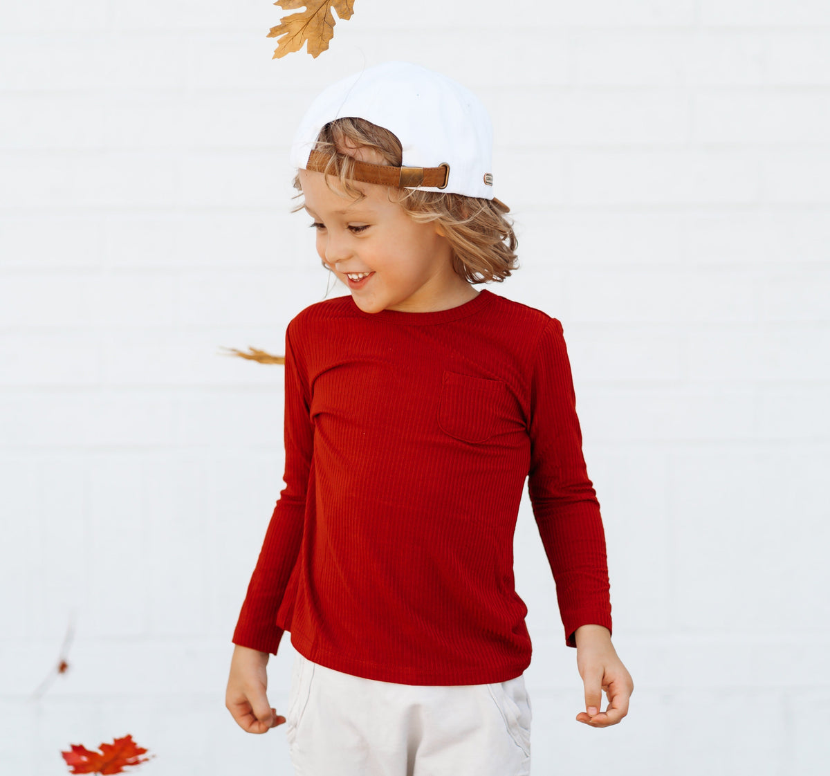 DREAM BIG LITTLE CO BRICK RIB DREAM POCKET TEEEveretts Place