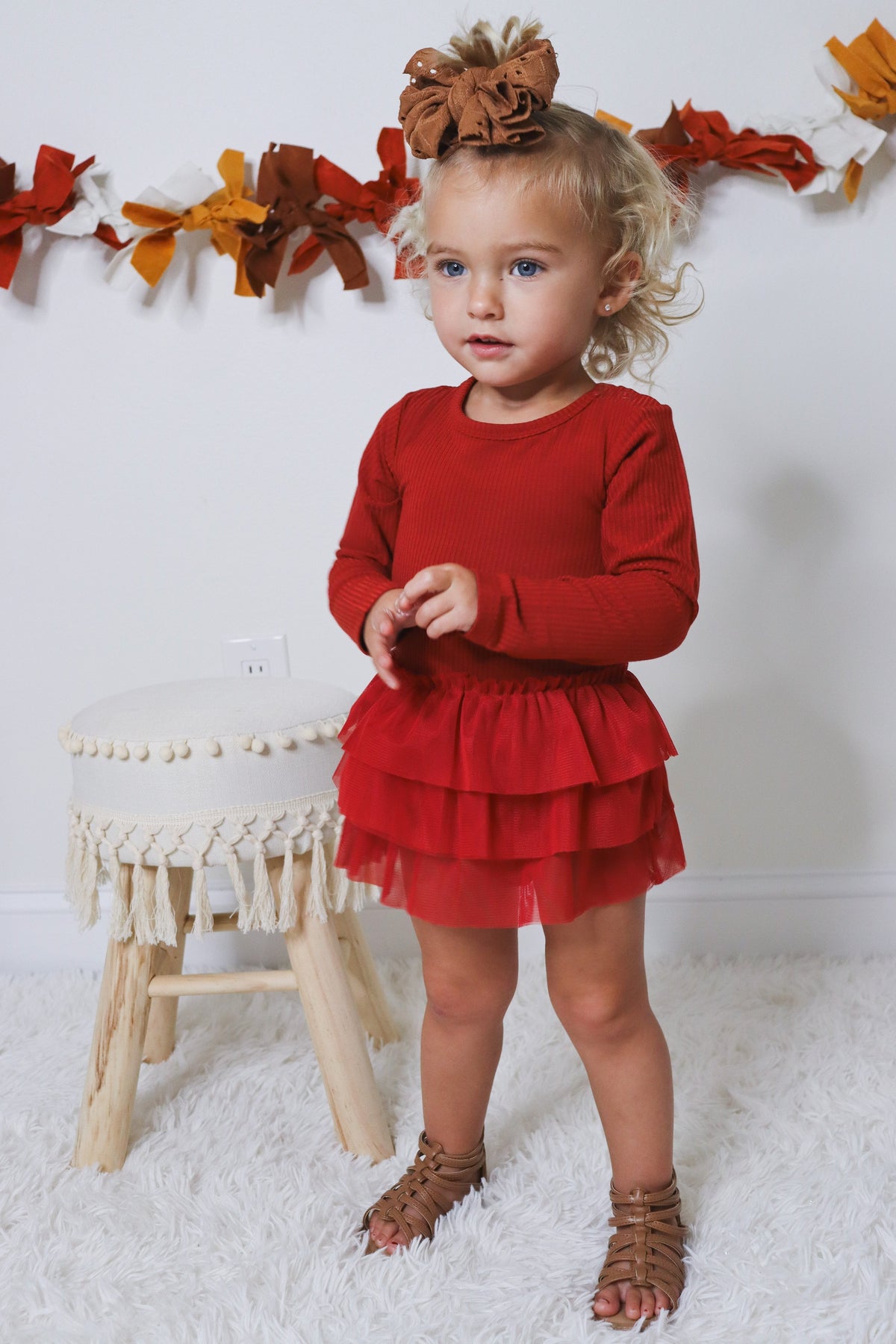 DREAM BIG LITTLE CO BRICK RIB DREAM TUTU BODYSUIT DRESSEveretts Place