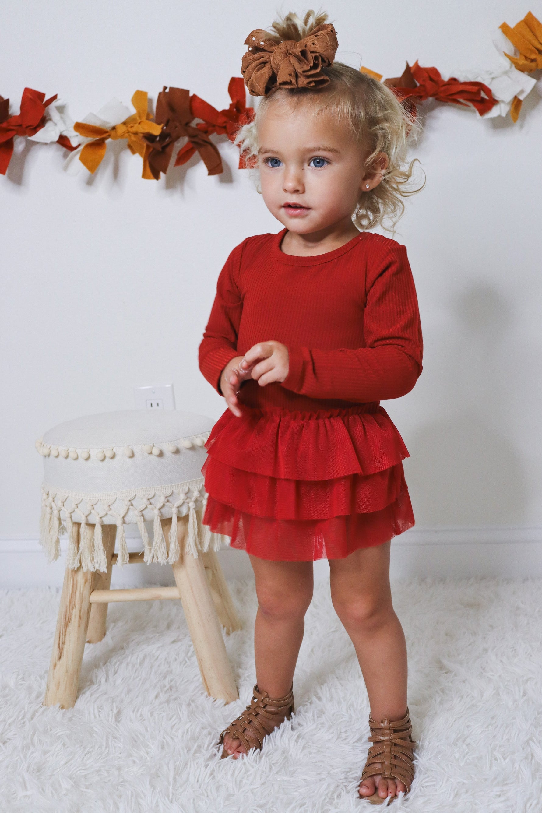 DREAM BIG LITTLE CO BRICK RIB DREAM TUTU BODYSUIT DRESSEveretts Place