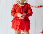 DREAM BIG LITTLE CO BRICK RIB DREAM TUTU BODYSUIT DRESSEveretts Place