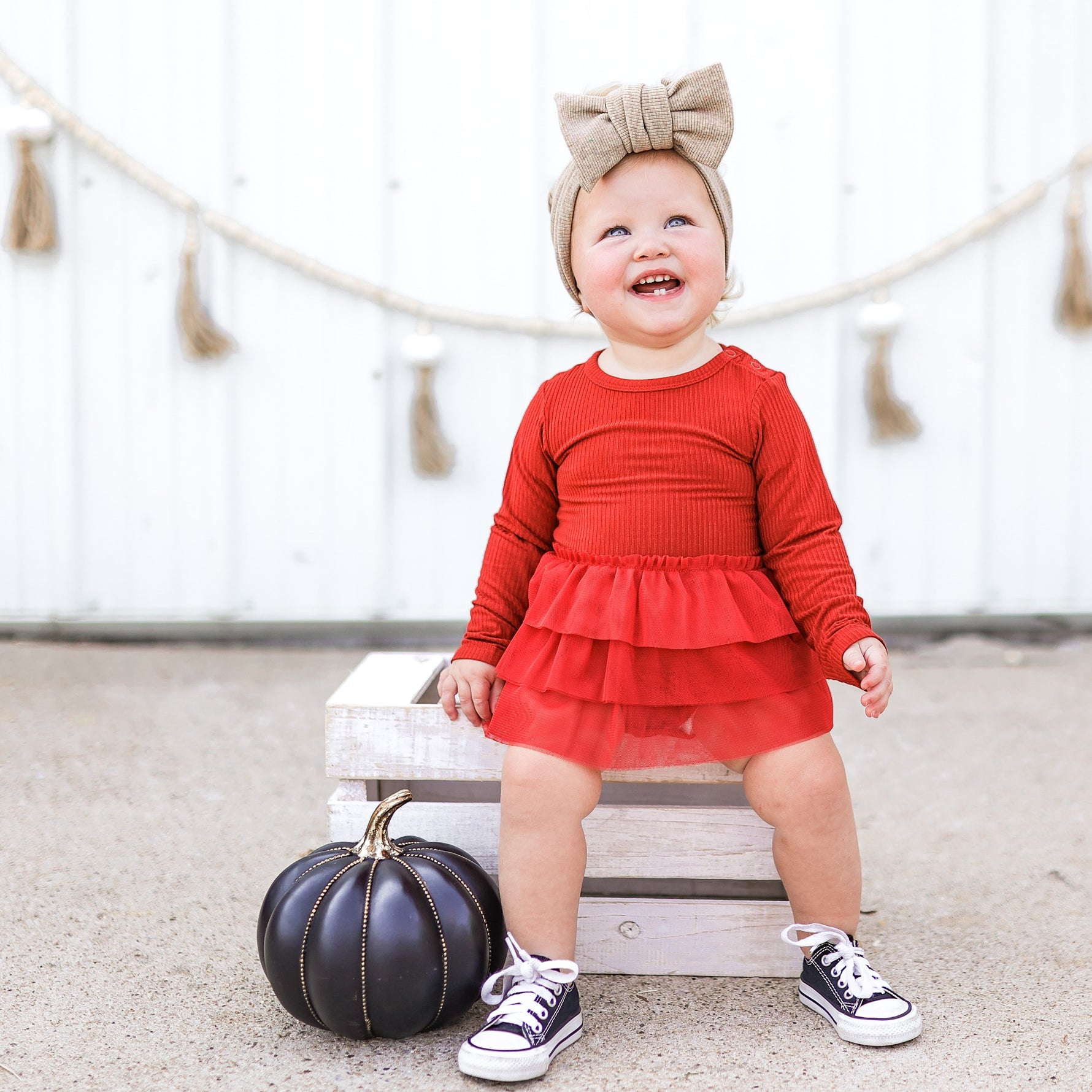DREAM BIG LITTLE CO BRICK RIB DREAM TUTU BODYSUIT DRESSEveretts Place