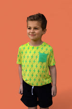 DREAM BIG LITTLE CO BRIGHT BOLTS DREAM POCKET TEEEveretts Place