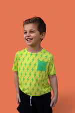 DREAM BIG LITTLE CO BRIGHT BOLTS DREAM POCKET TEEEveretts Place