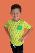 DREAM BIG LITTLE CO BRIGHT BOLTS DREAM POCKET TEEEveretts Place