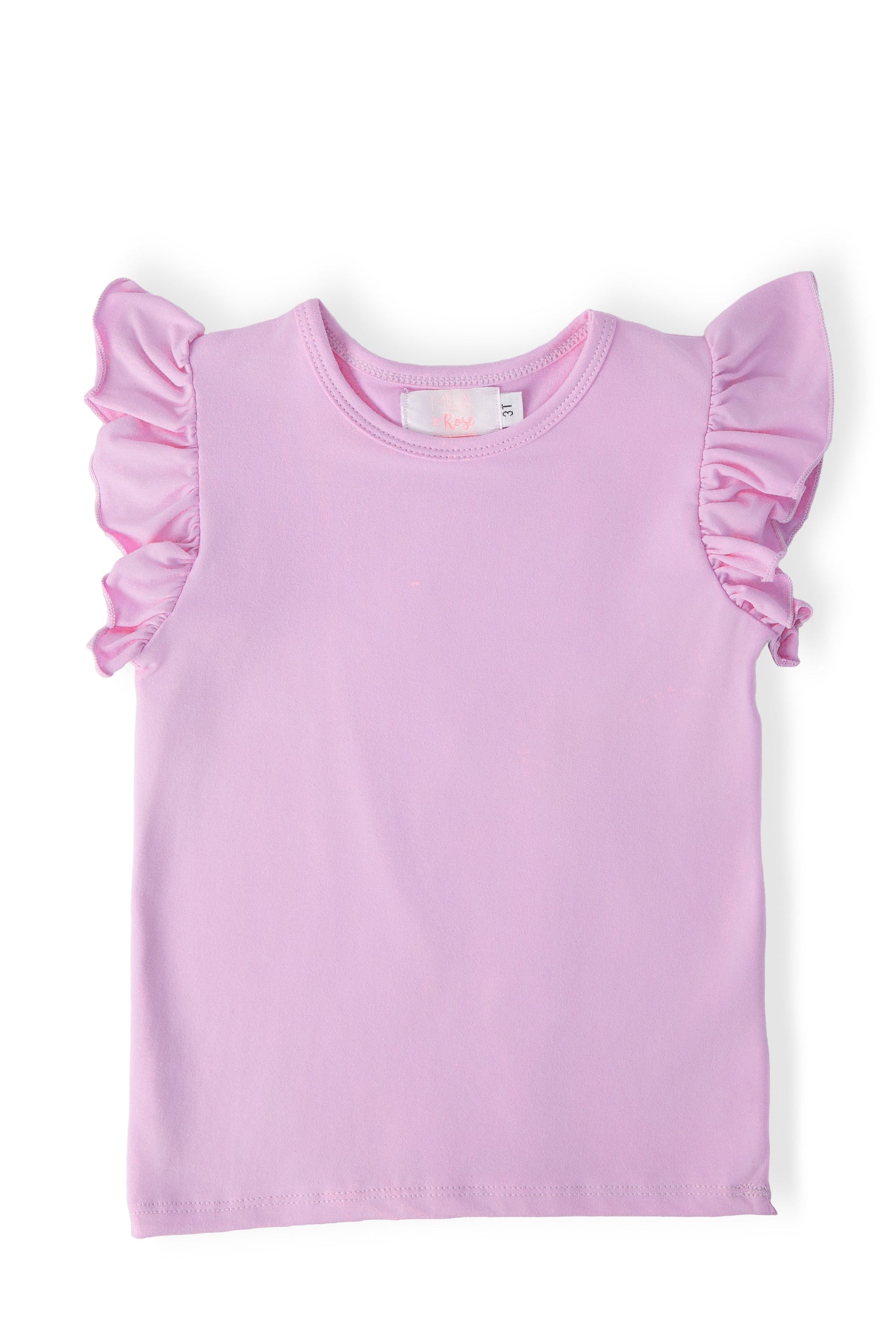 Mila & Rose ® Girly Ruffle Tee for Mila - Perfect for Skirts and Shorts -