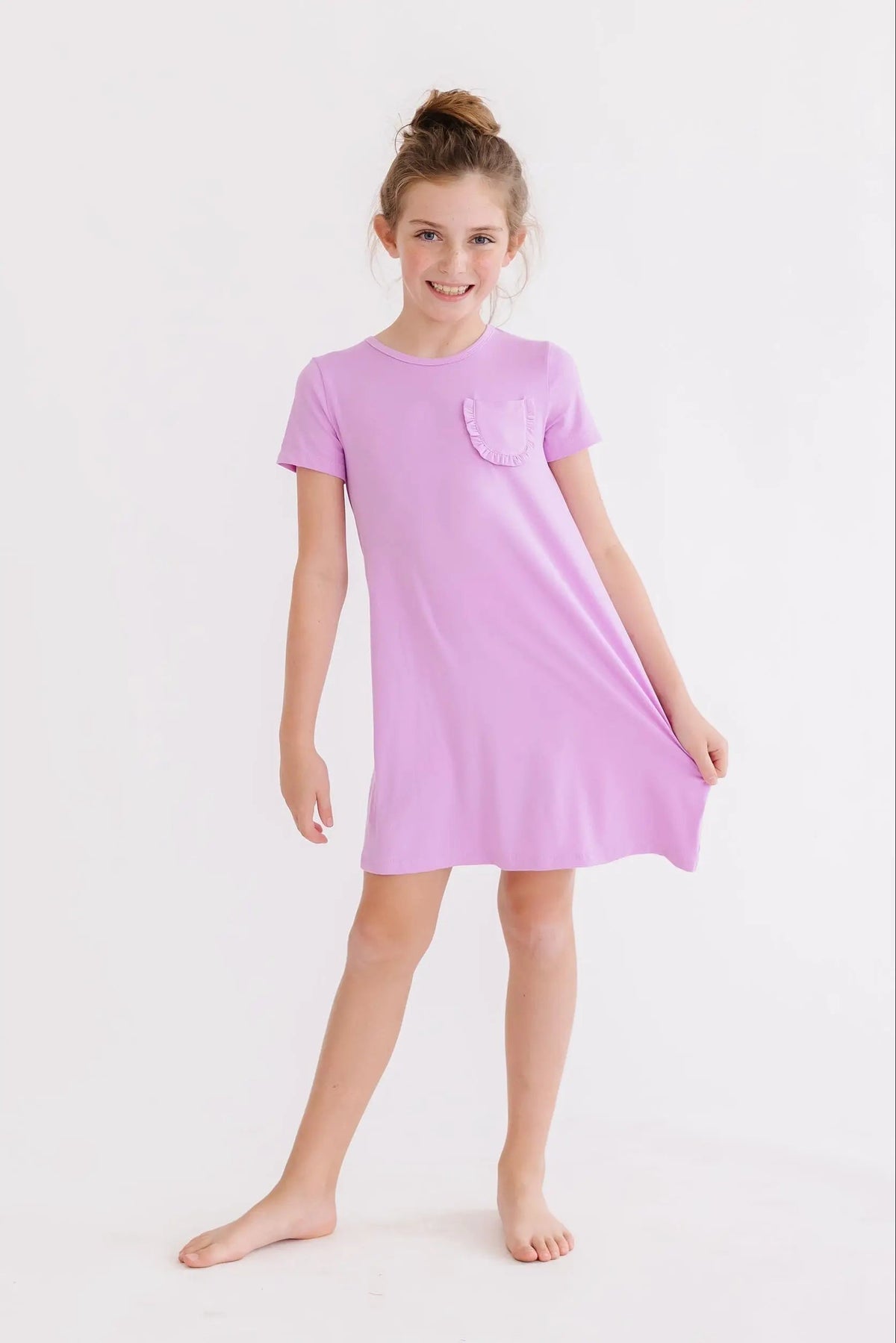 Mila & Rose ® Bright Lilac T-Shirt Dress - 