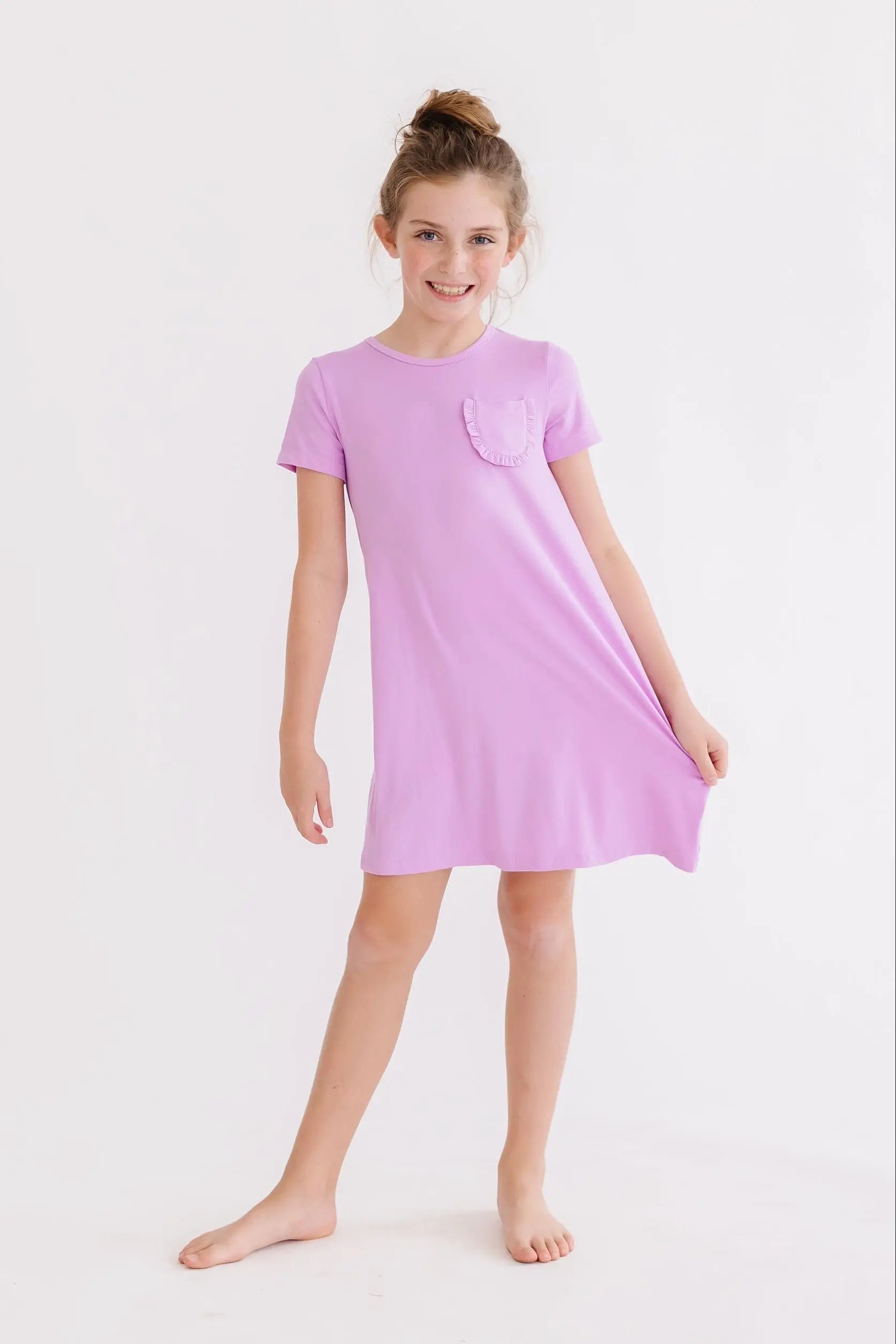 Mila & Rose ® Bright Lilac T-Shirt Dress - 