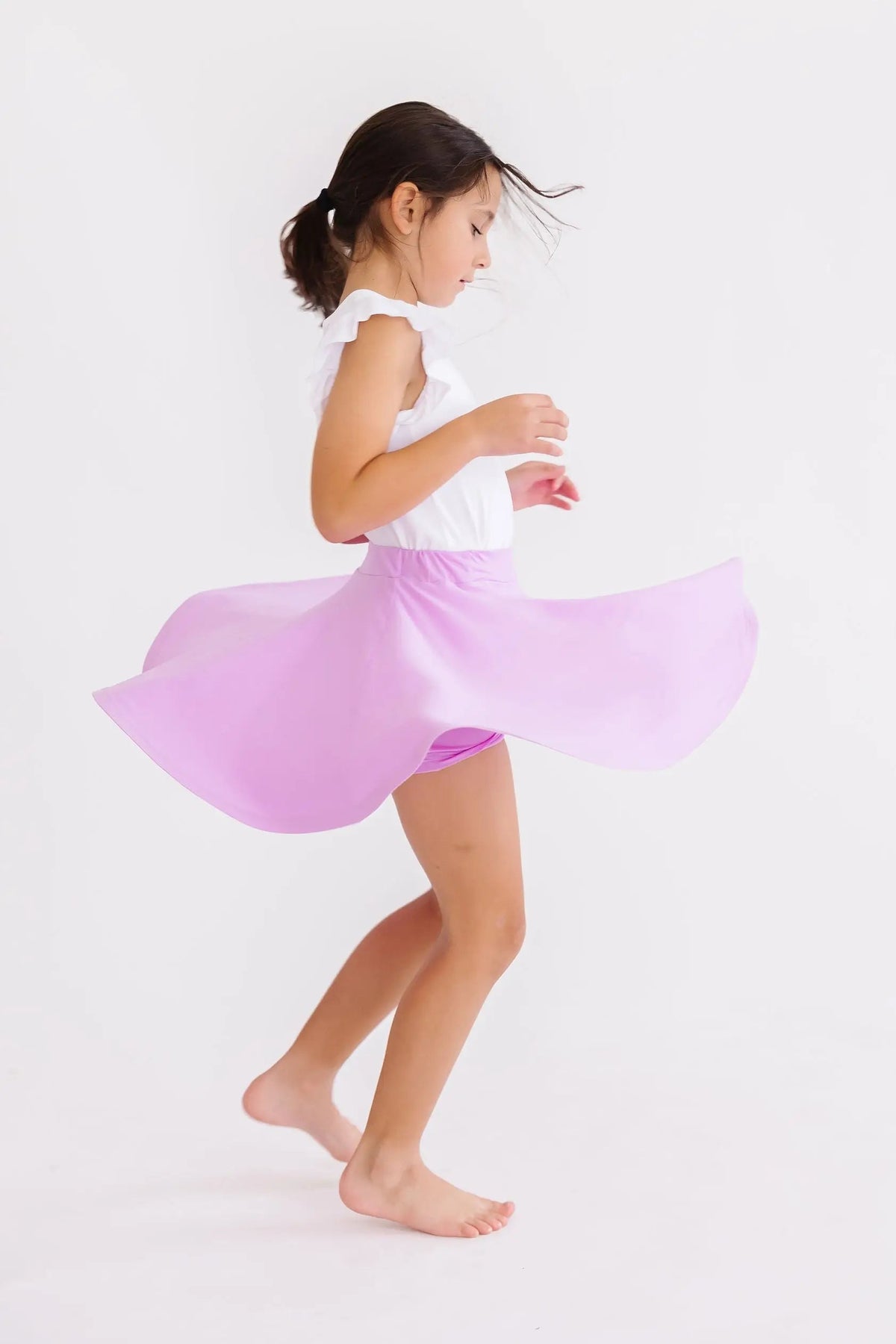 Mila & Rose ® Bright Lilac Twirl Skort - 