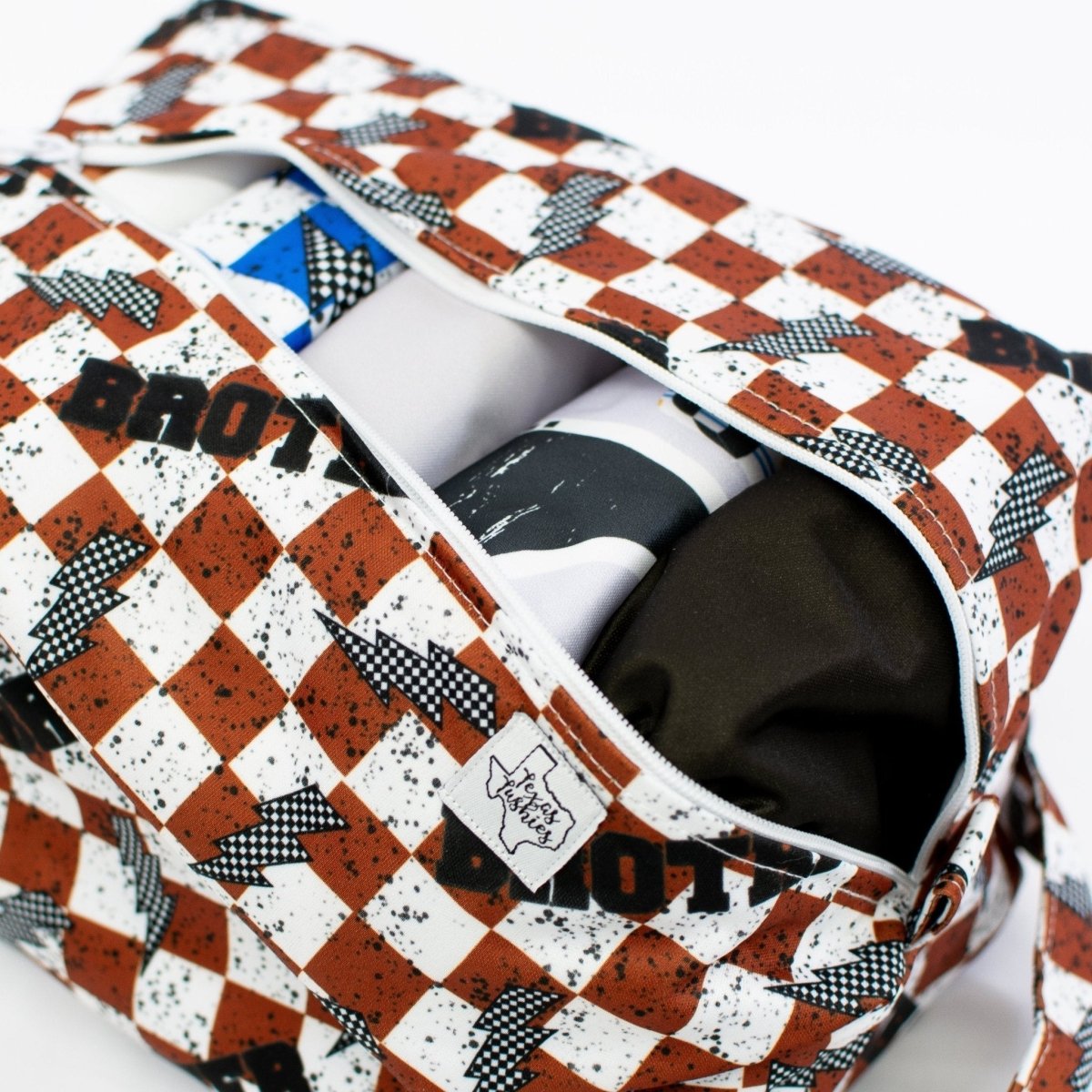 Texas Tushies Brother Check Pod Water Resistant Diaper Holder for Busy Parents - 