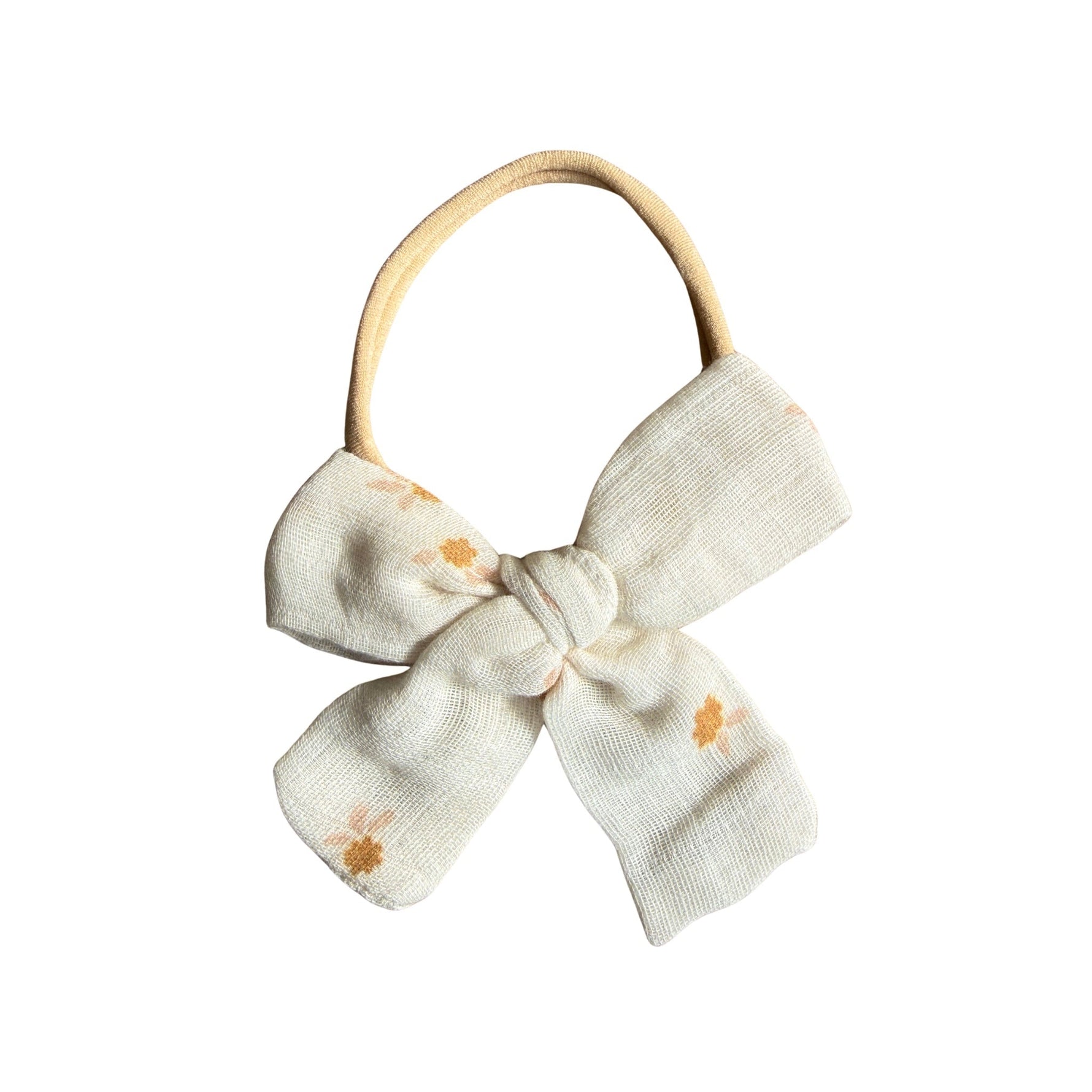 Harp Angel Boutique Brown Fleur One size Knot Bow Headband