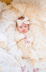 Harp Angel Boutique Brown Fleur One size Knot Bow Headband