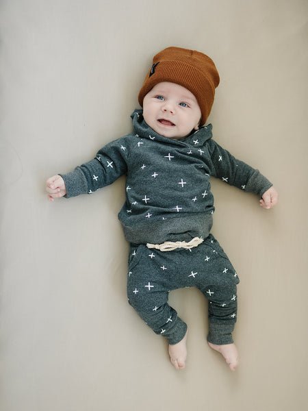 Mebie Baby Brown Mebie Baby Beanie Adjustable Soft Acrylic Baby Hat - 