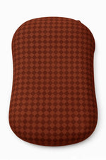Little Mae & Co Brown Mocha Diamond Cotton Baby Lounger Cover for Snuggle Me Lounger - 