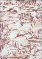 Little Mae & Co Brown Toile Ruffle Nursing Pillow Cover - 