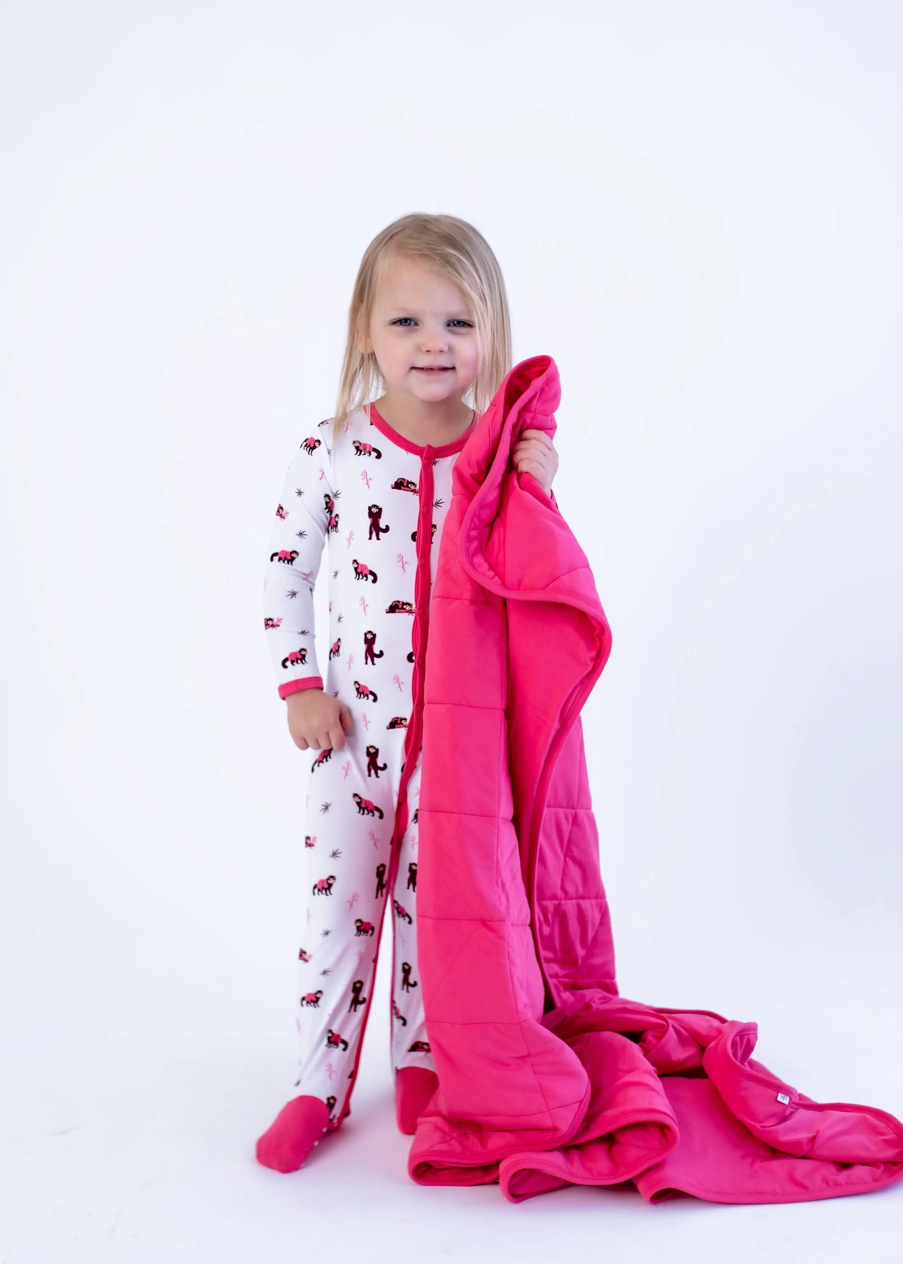 Bubble Baby Bubble Baby Red Panda Snap Footie All Season Bamboo Blend - 