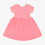 Bestaroo Bubble Gum Pink Dress For Girls By Bestaroo With Lenzing Micromodal And Spandex - 