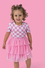DREAM BIG LITTLE CO BUBBLEGUM CHECKERS DREAM TUTU DRESSEveretts Place