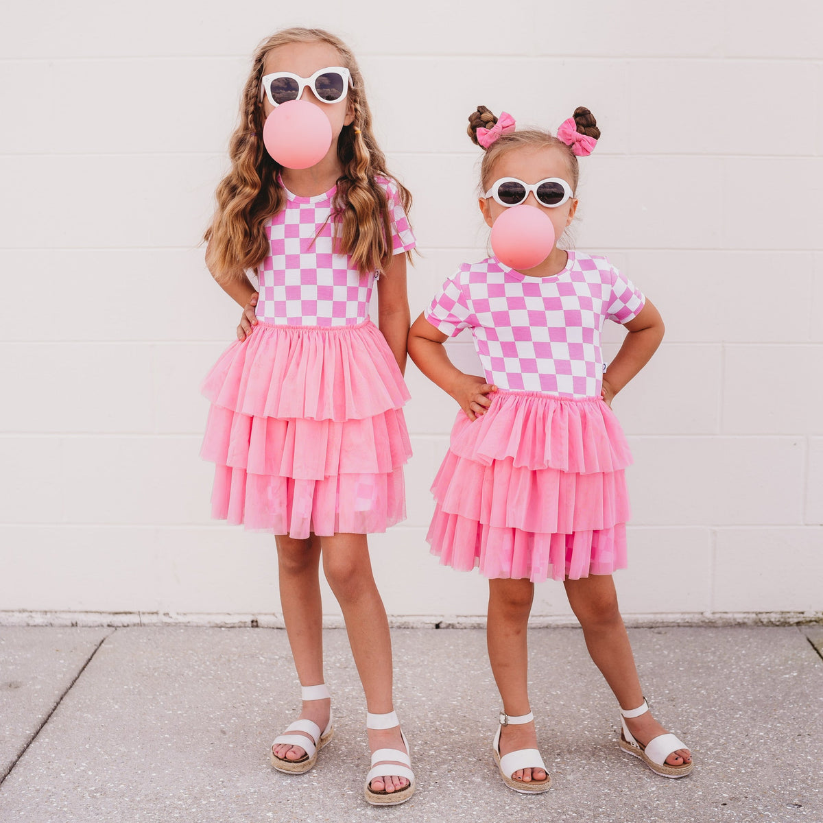 DREAM BIG LITTLE CO BUBBLEGUM CHECKERS DREAM TUTU DRESSEveretts Place