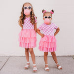 DREAM BIG LITTLE CO BUBBLEGUM CHECKERS DREAM TUTU DRESSEveretts Place