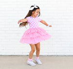 DREAM BIG LITTLE CO BUBBLEGUM CHECKERS DREAM TUTU DRESSEveretts Place