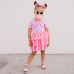 DREAM BIG LITTLE CO BUBBLEGUM CHECKERS DREAM TUTU DRESSEveretts Place